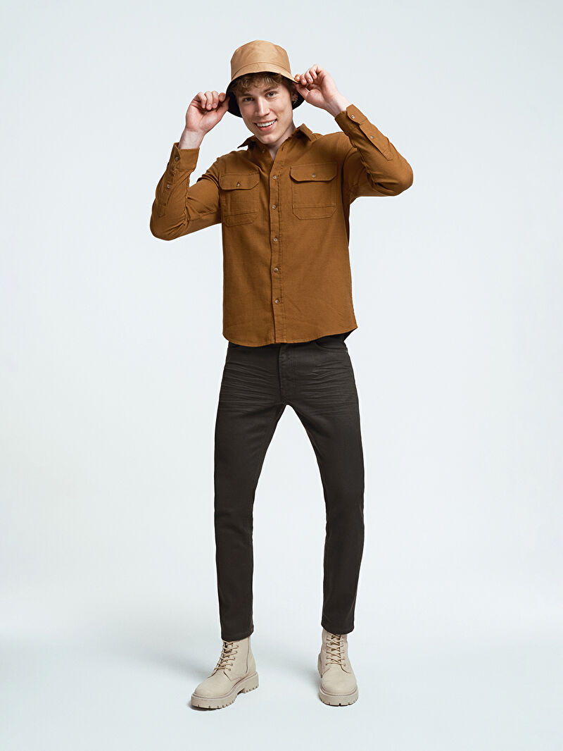 Regular Fit Erkek Gömlek U.kol