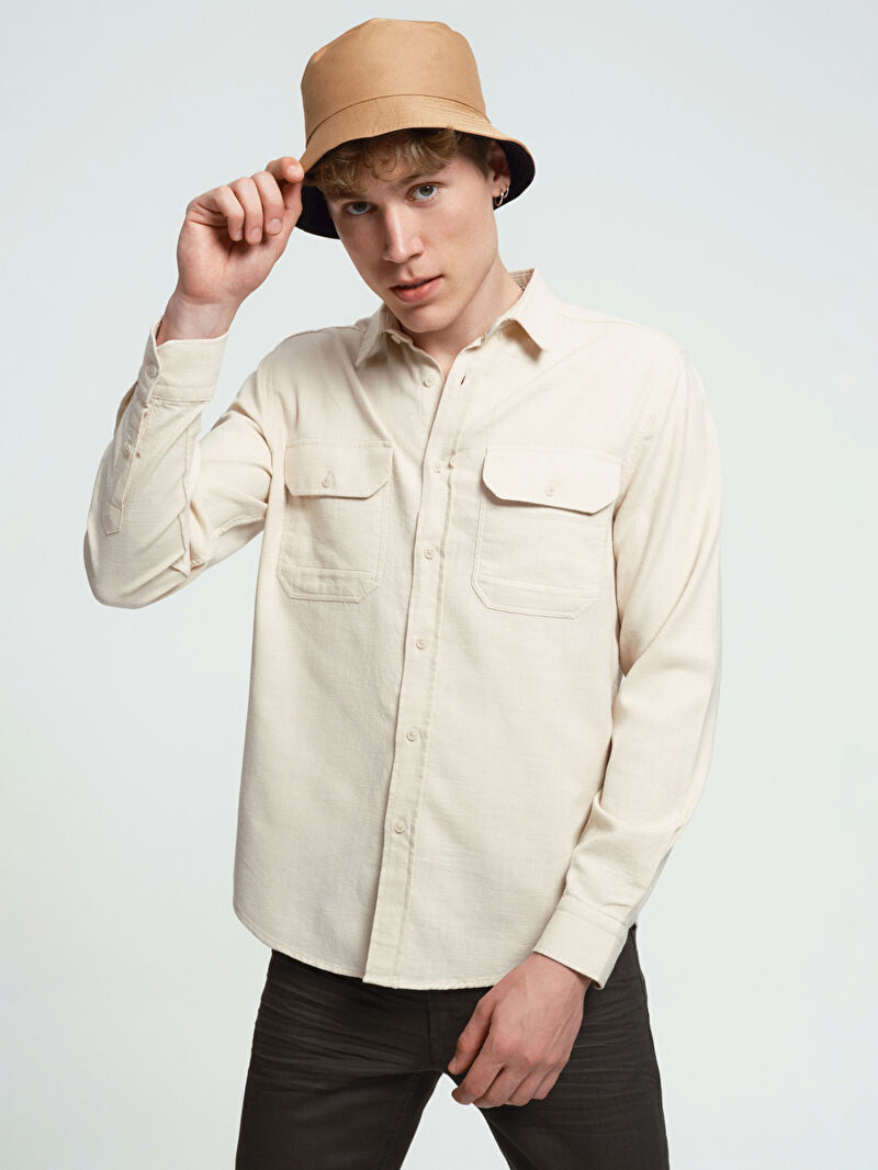 Regular Fit Erkek Gömlek U.kol