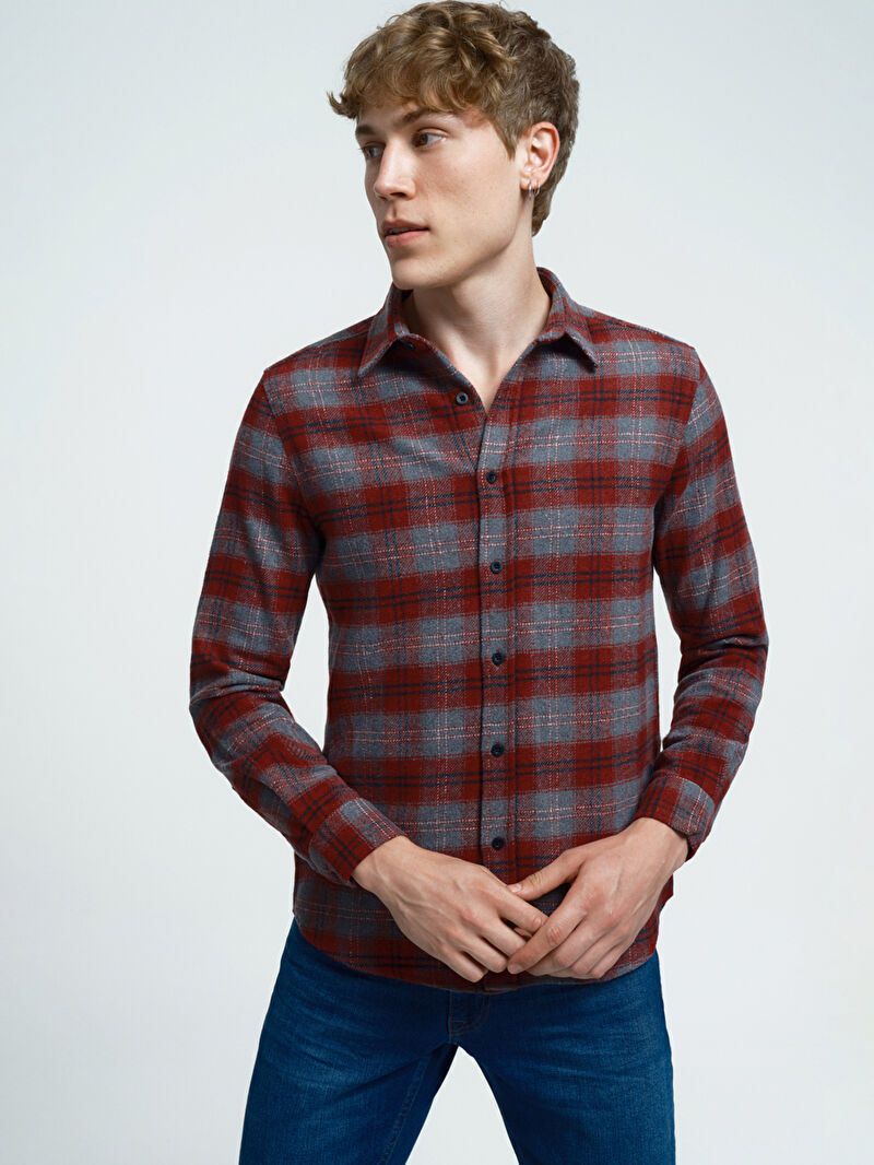 Regular Fit Erkek Gömlek U.kol