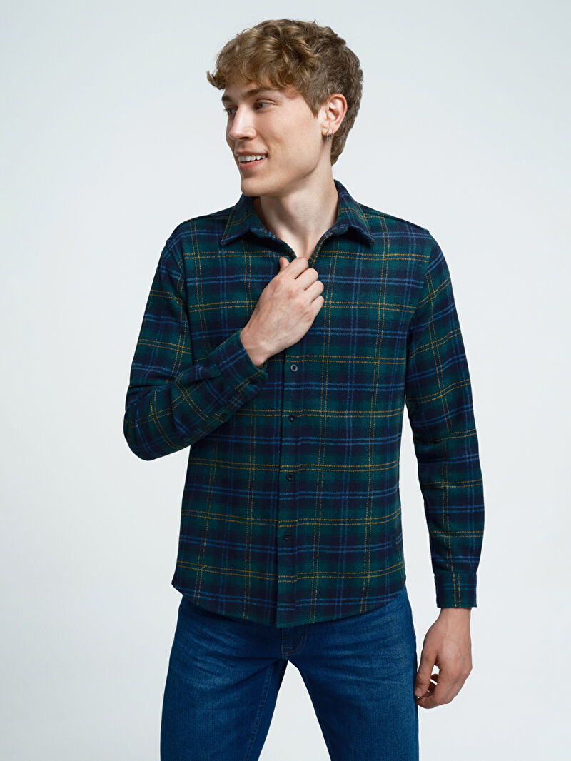 Regular Fit Erkek Gömlek U.kol