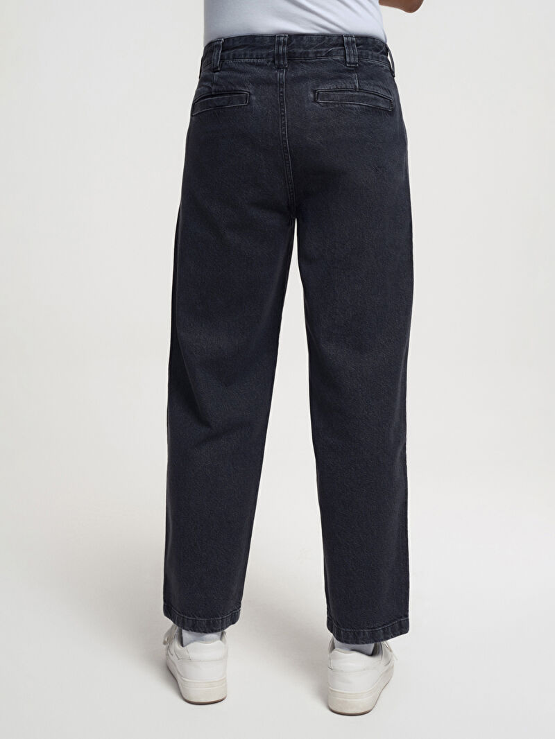 Pleated Baggy Balloon Fit Erkek Pantolon