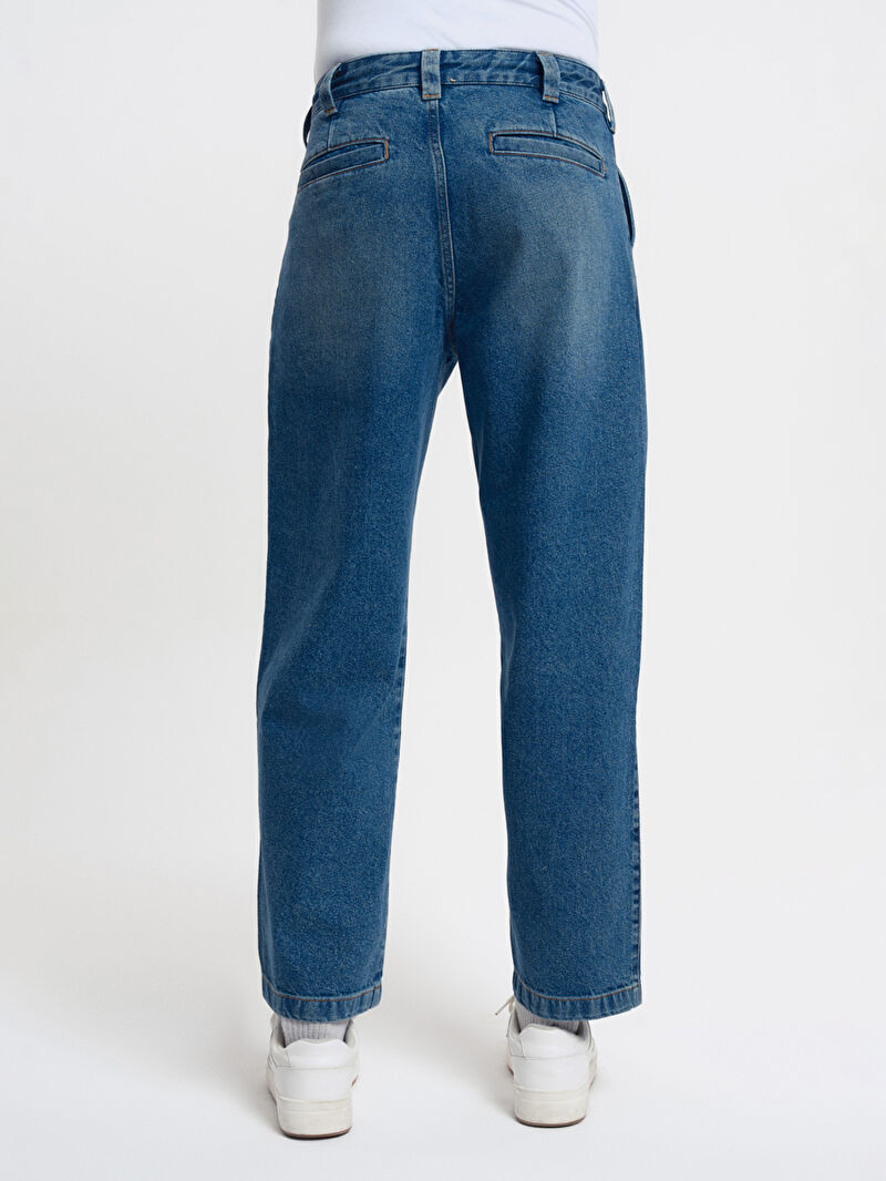 Pleated Baggy Balloon Fit Erkek Pantolon