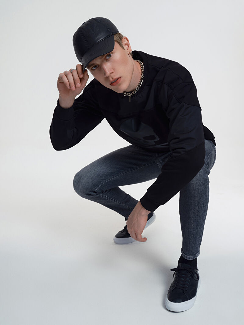 Oversize Fit Erkek Sweatshirt