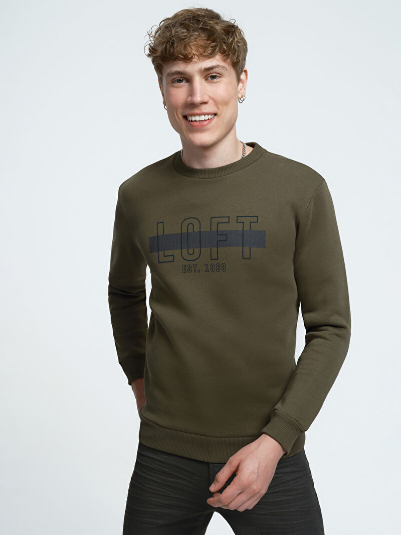 Regular Fit Erkek Sweatshirt