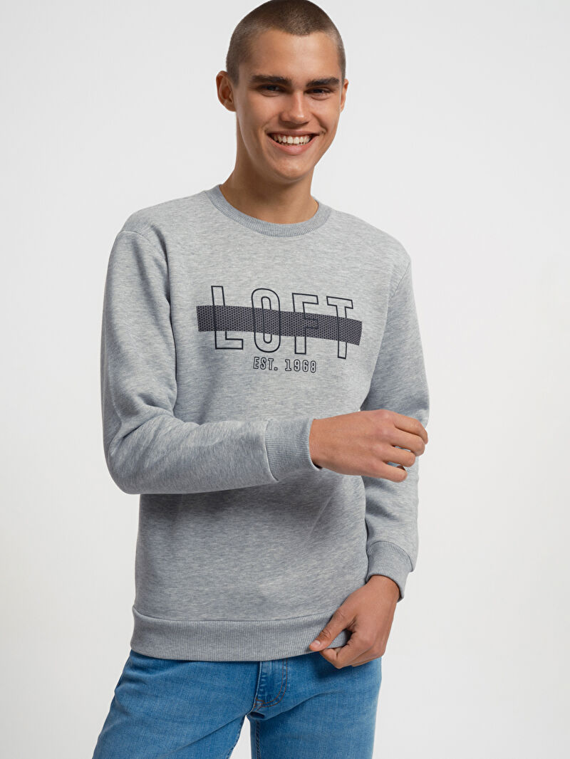 Regular Fit Erkek Sweatshirt