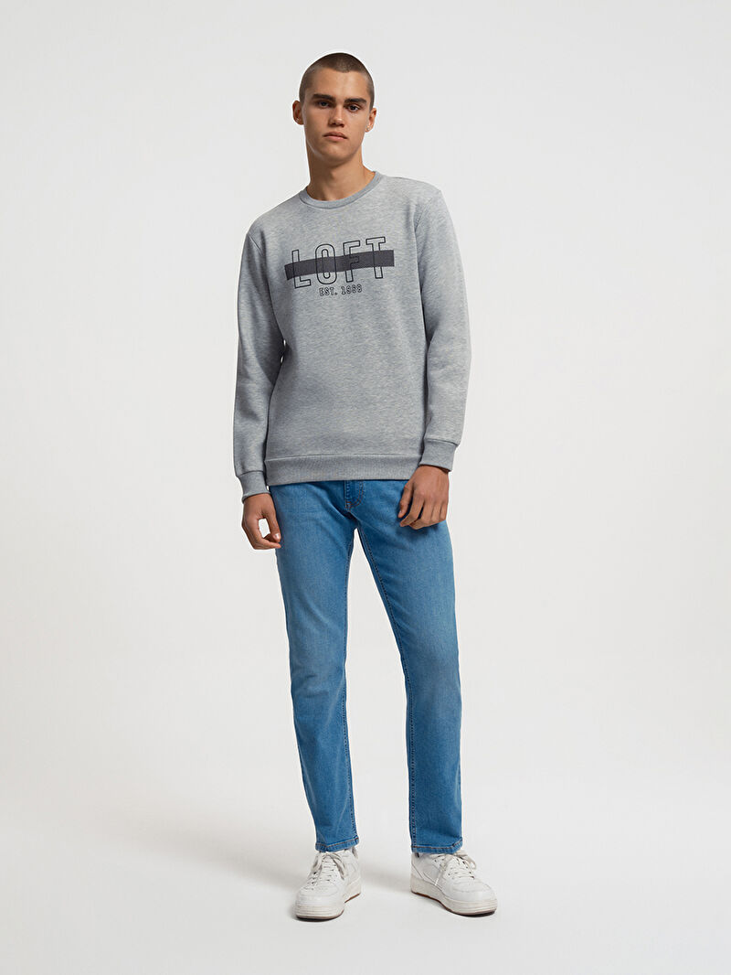 Regular Fit Erkek Sweatshirt