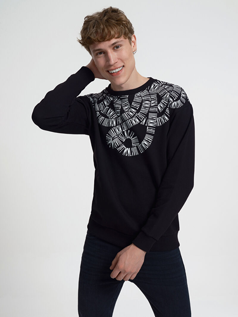 Oversize Fit Erkek Sweatshirt