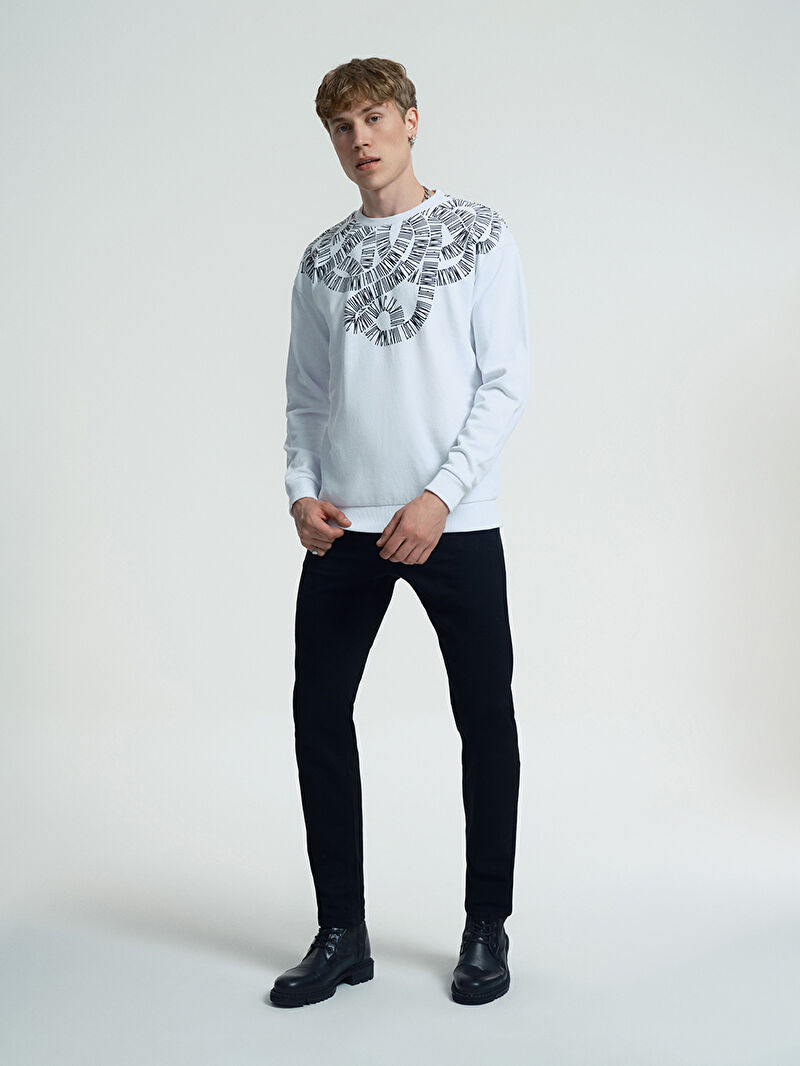 Oversize Fit Erkek Sweatshirt