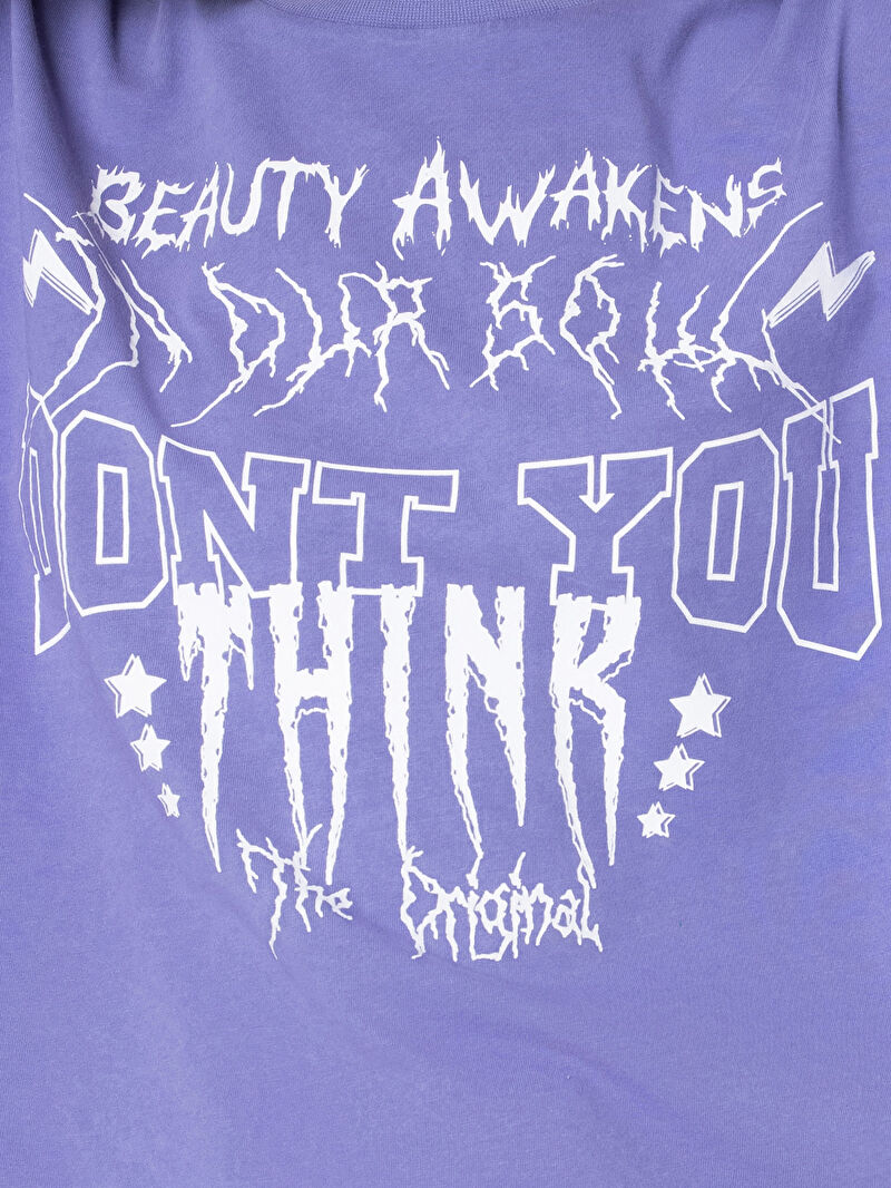 Long Crop Kadın Tshirt K.kol