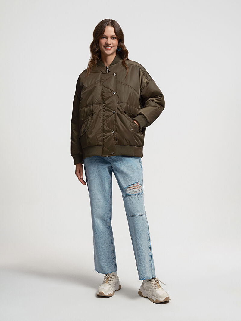 Loose Fit Kadın Mont