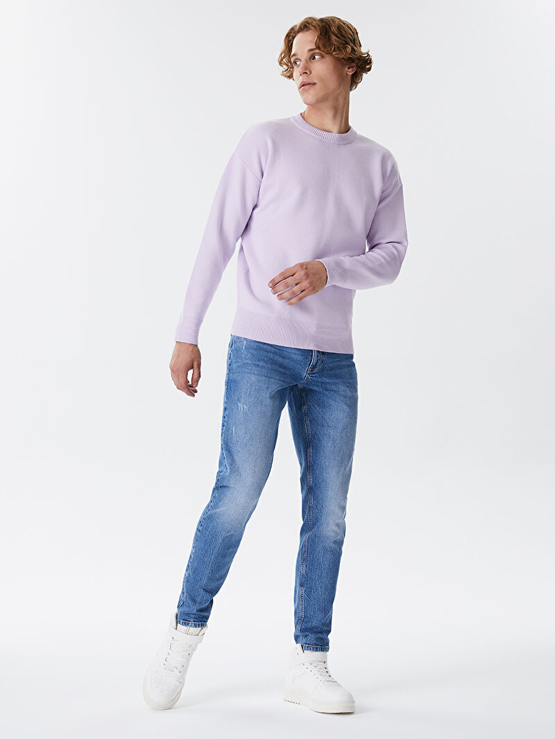 Oversize Fit Erkek Kazak