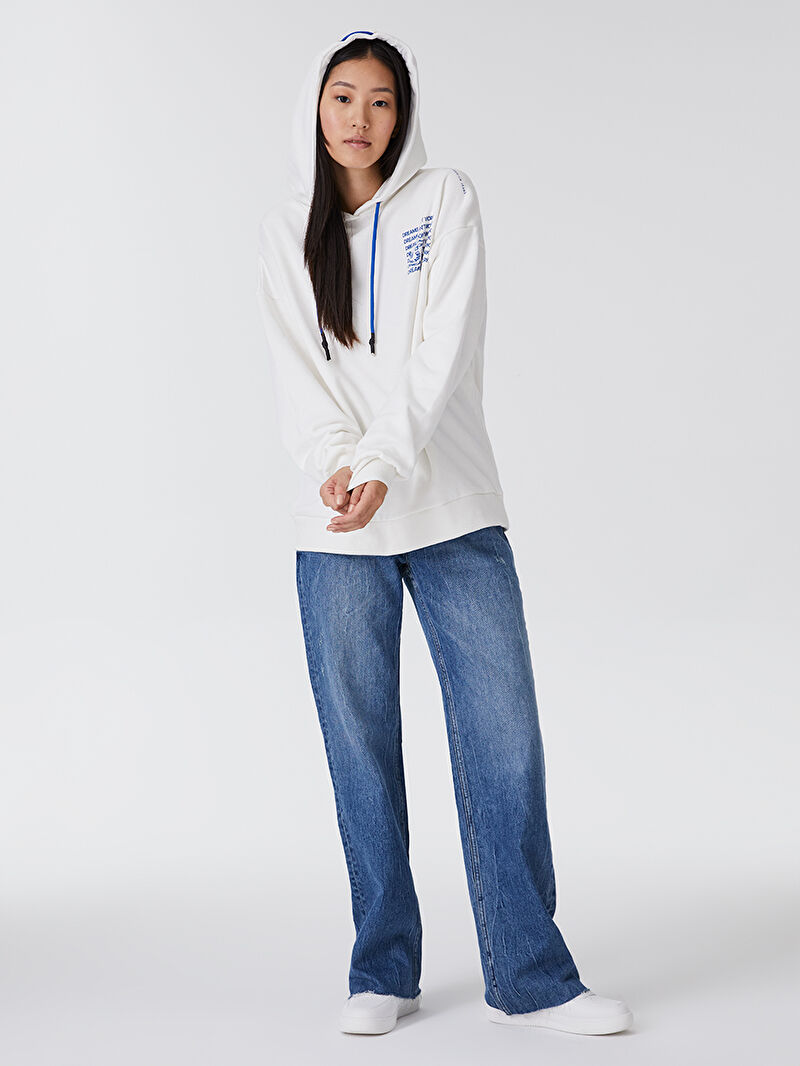 Loose Fit Kadın Sweatshirt