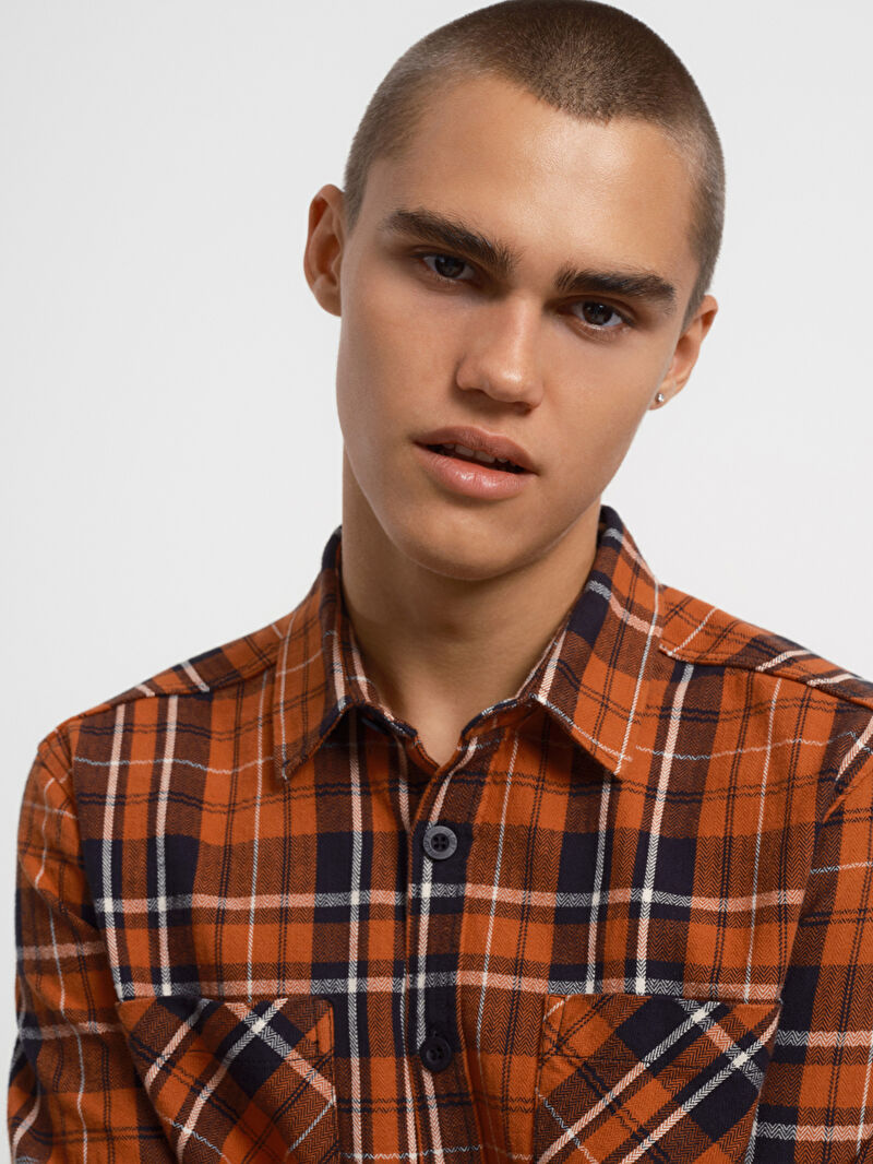 Regular Fit Erkek Gömlek U.kol