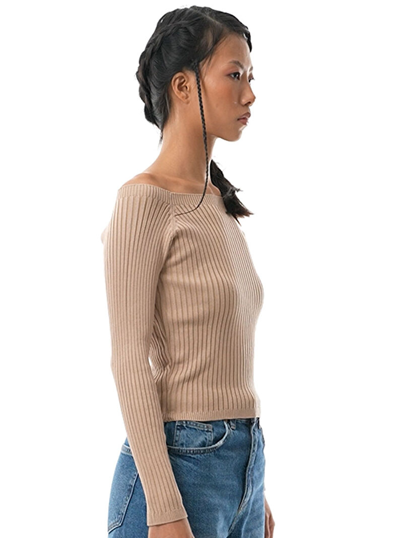 Crop Kadın Bluz U.kol