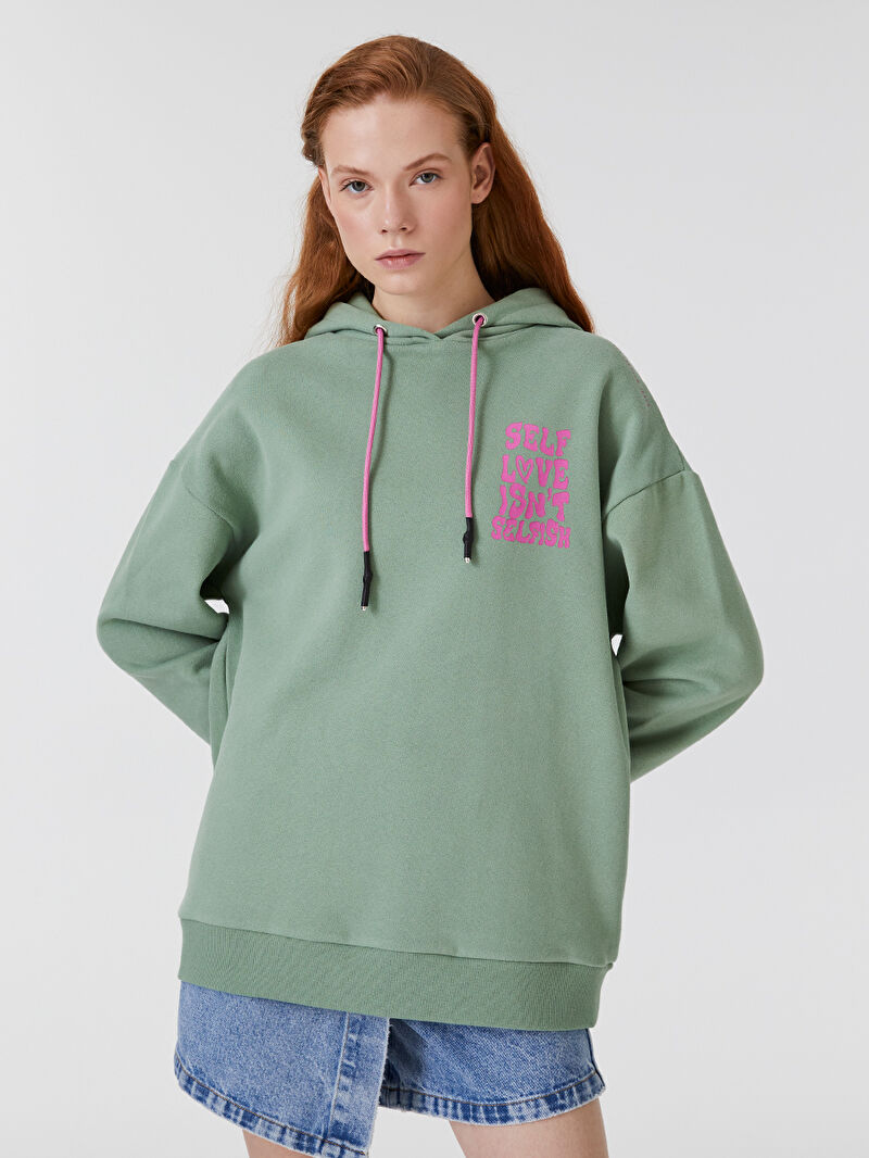 Loose Fit Kadın Sweatshirt
