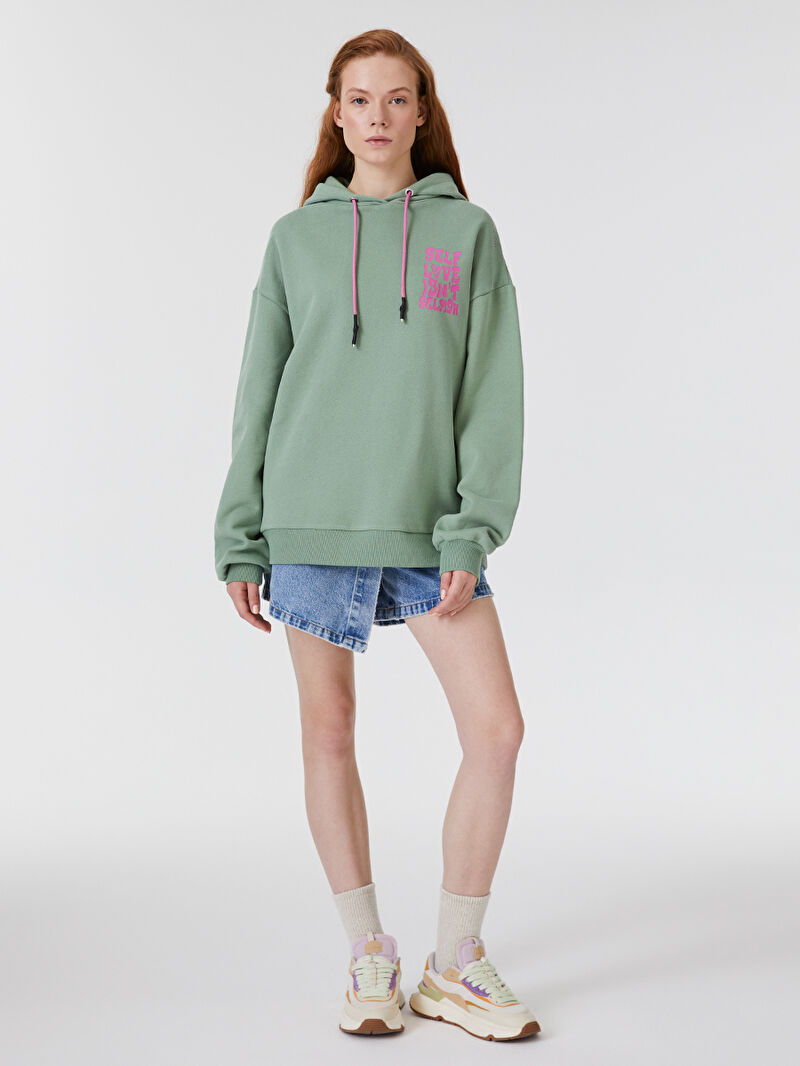 Loose Fit Kadın Sweatshirt