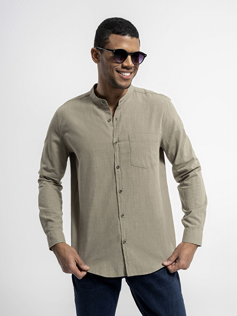 Regular Fit Erkek Gömlek U.kol