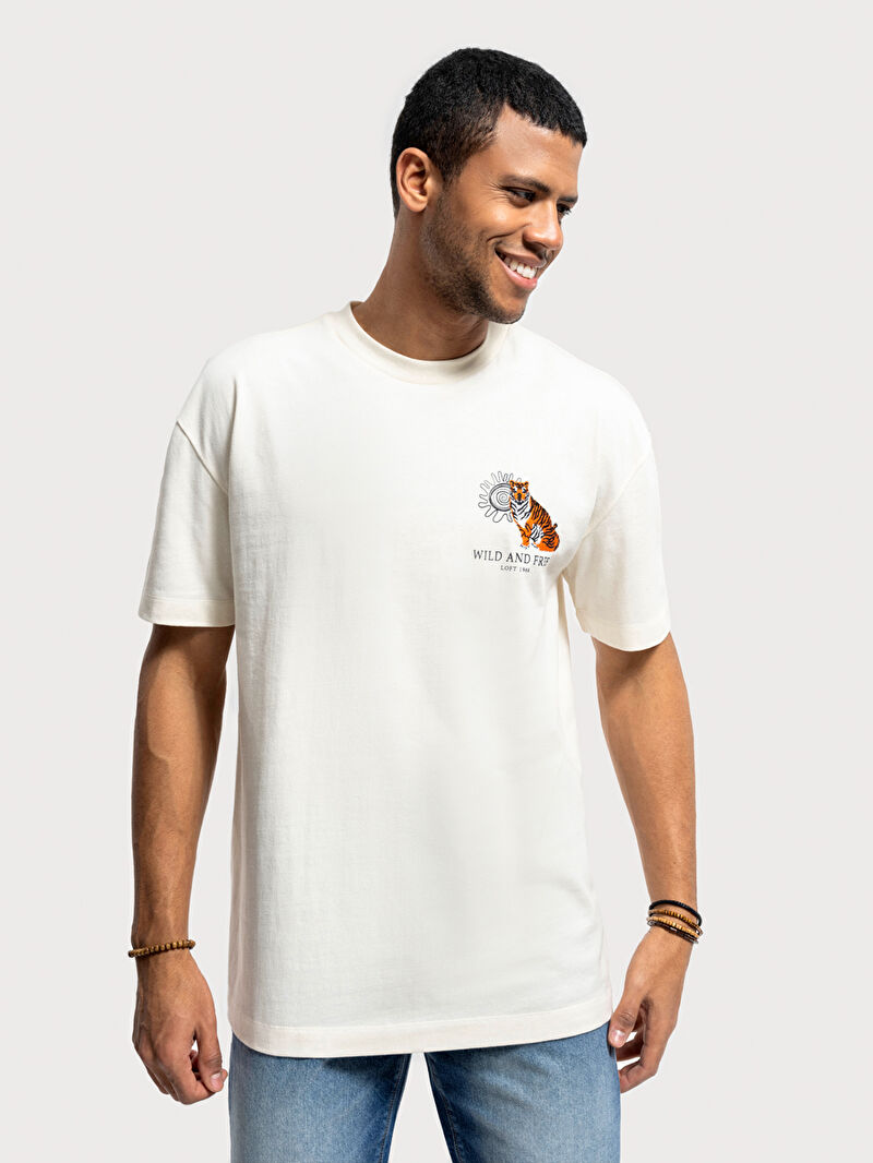 Oversize Fit Erkek Tshirt K.kol