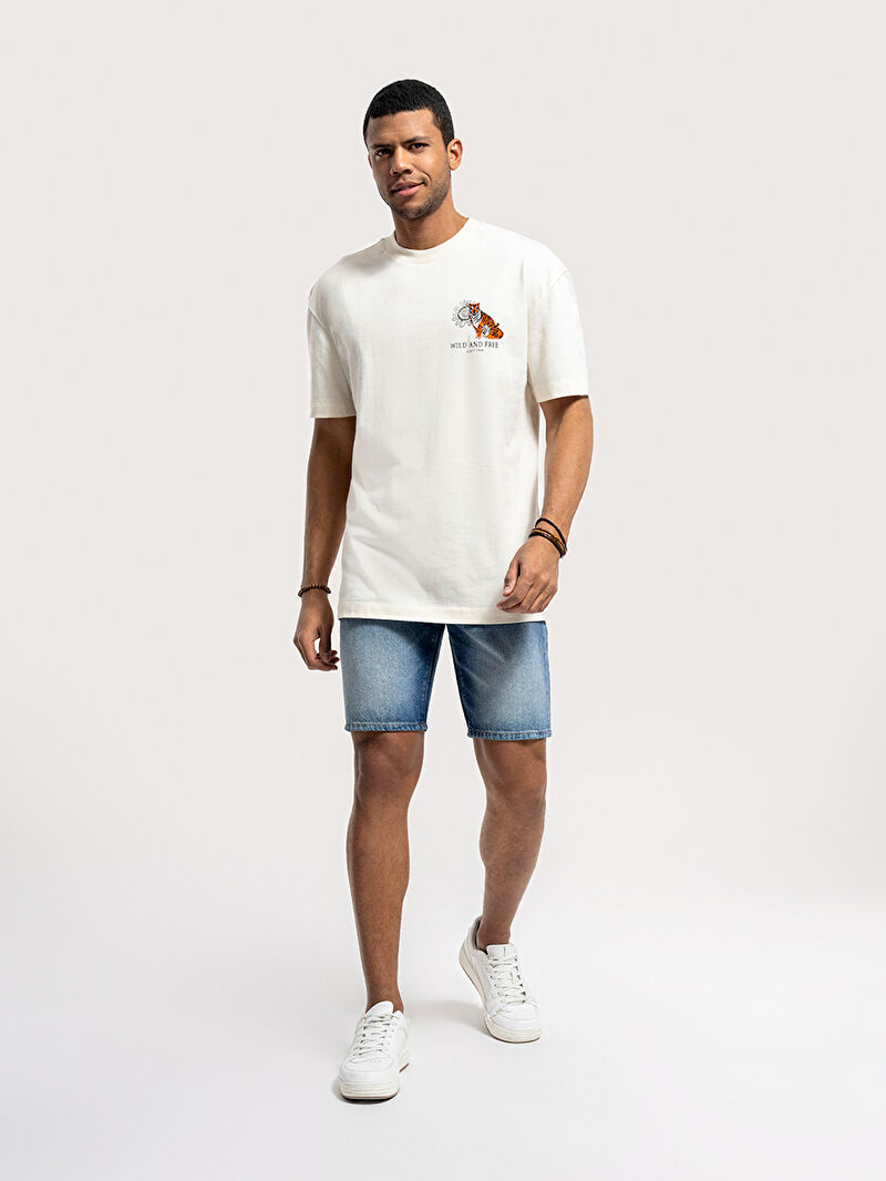 Oversize Fit Erkek Tshirt K.kol