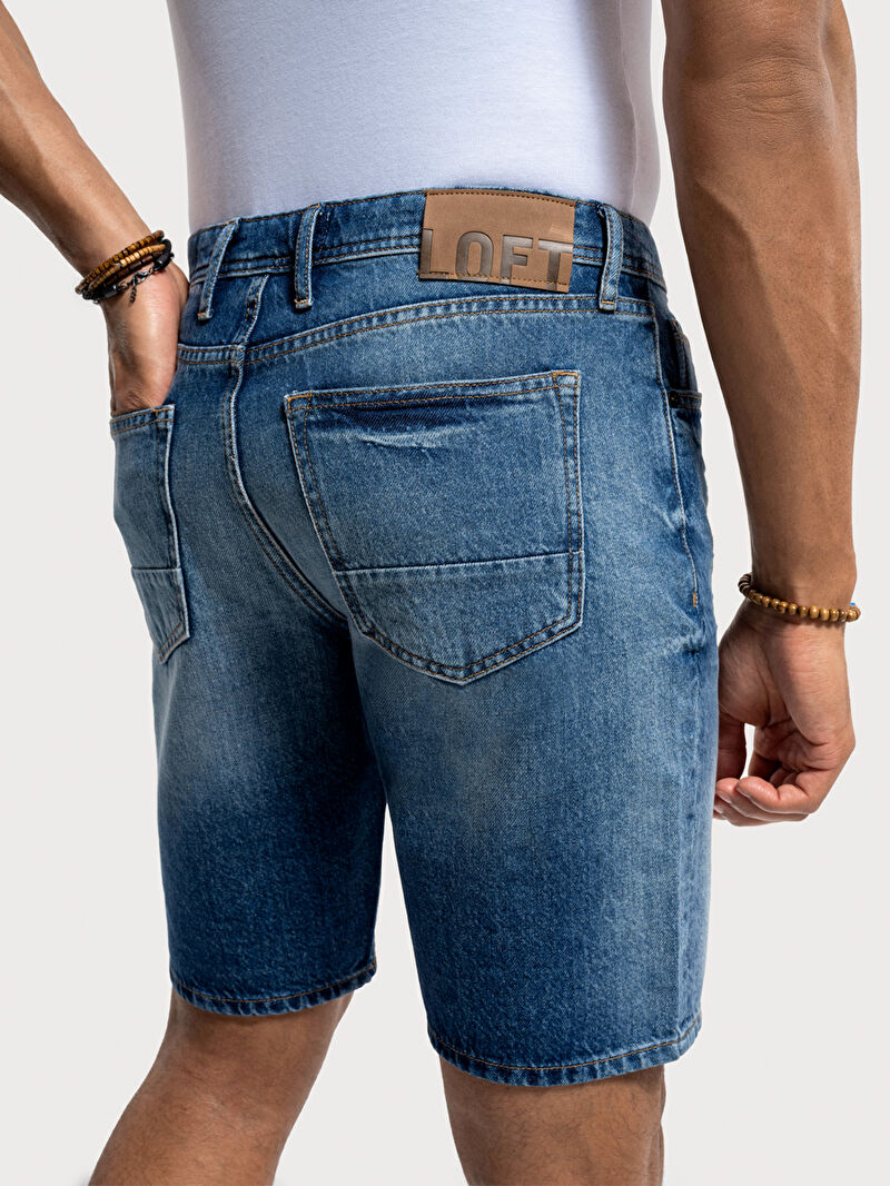 Slim Fit Erkek Şort