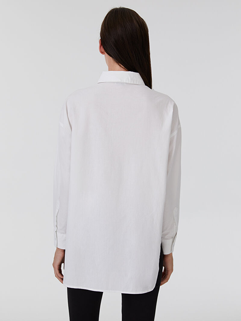 Loose Fit Kadın Gömlek U.kol