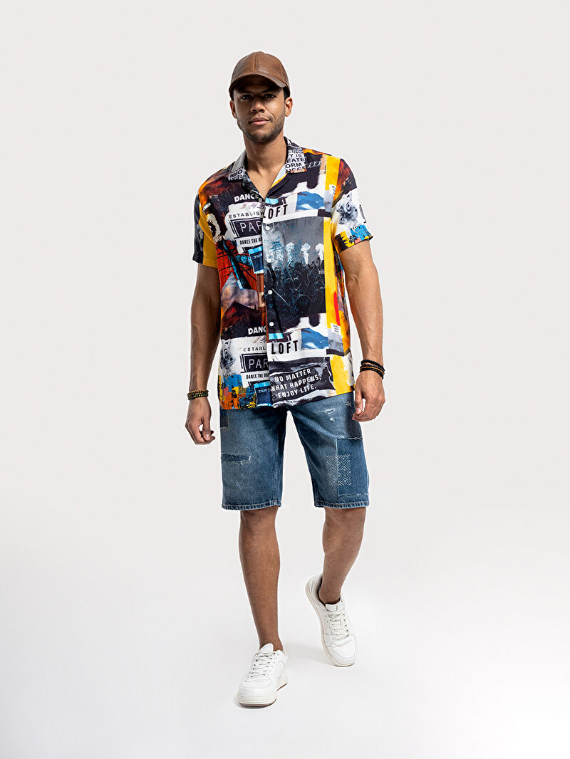 Straight Fit Erkek Şort