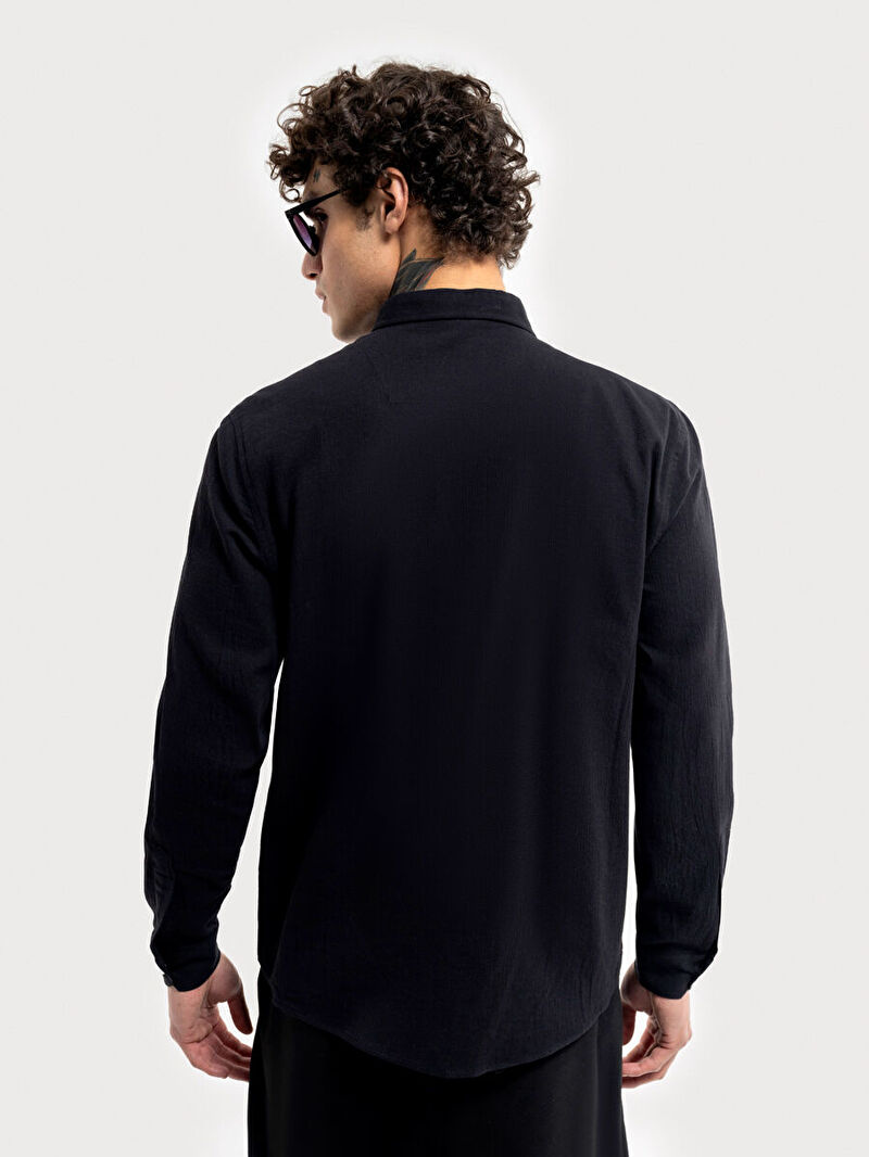 Oversize Fit Erkek Gömlek U.kol