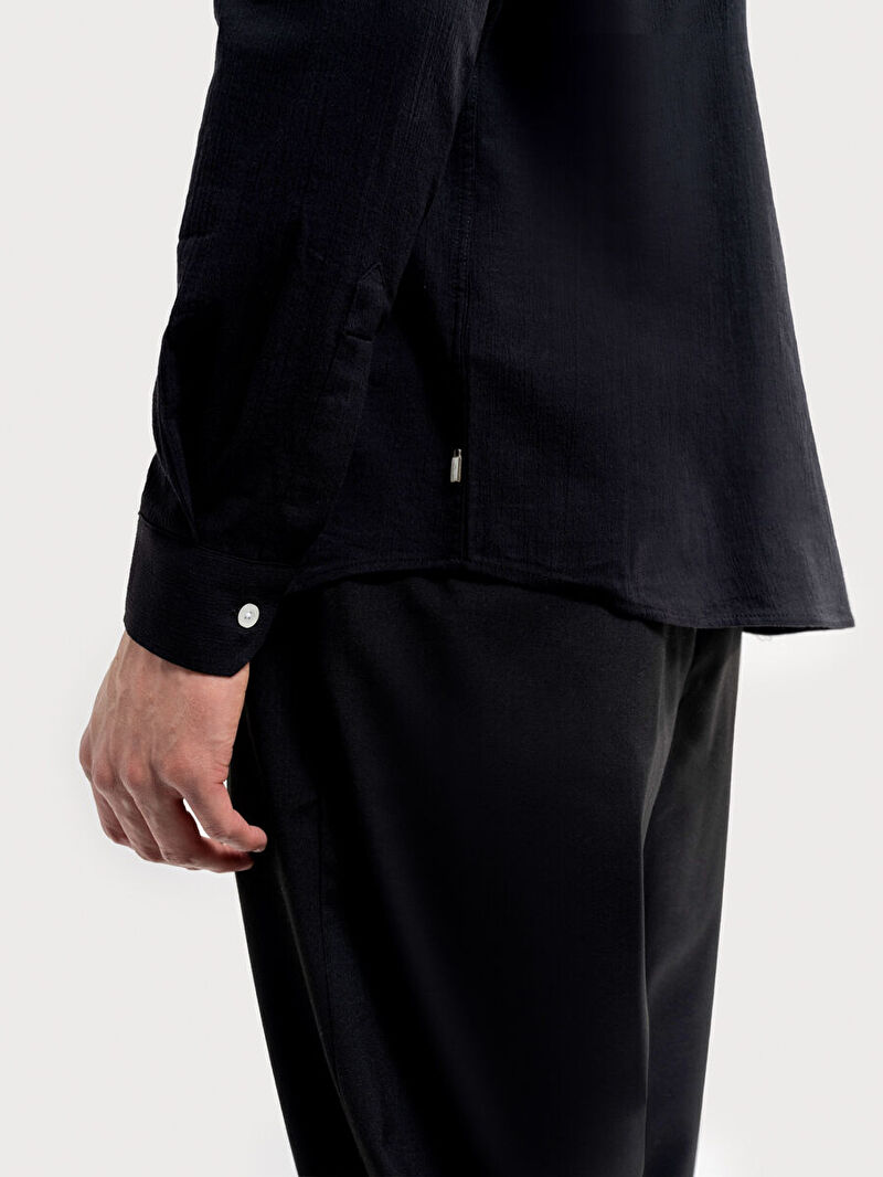 Oversize Fit Erkek Gömlek U.kol