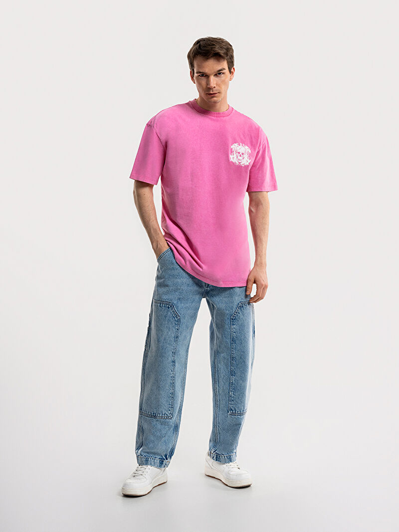 Oversize Fit Erkek Tshirt K.kol