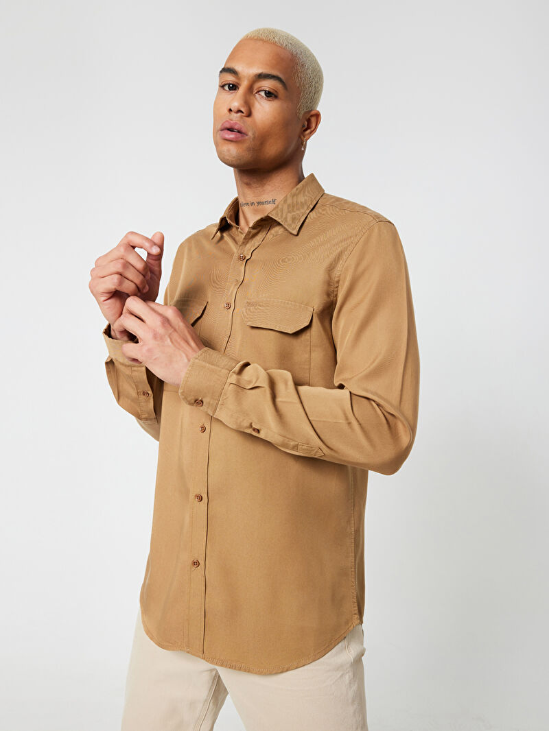 Regular Fit Erkek Gömlek U.kol