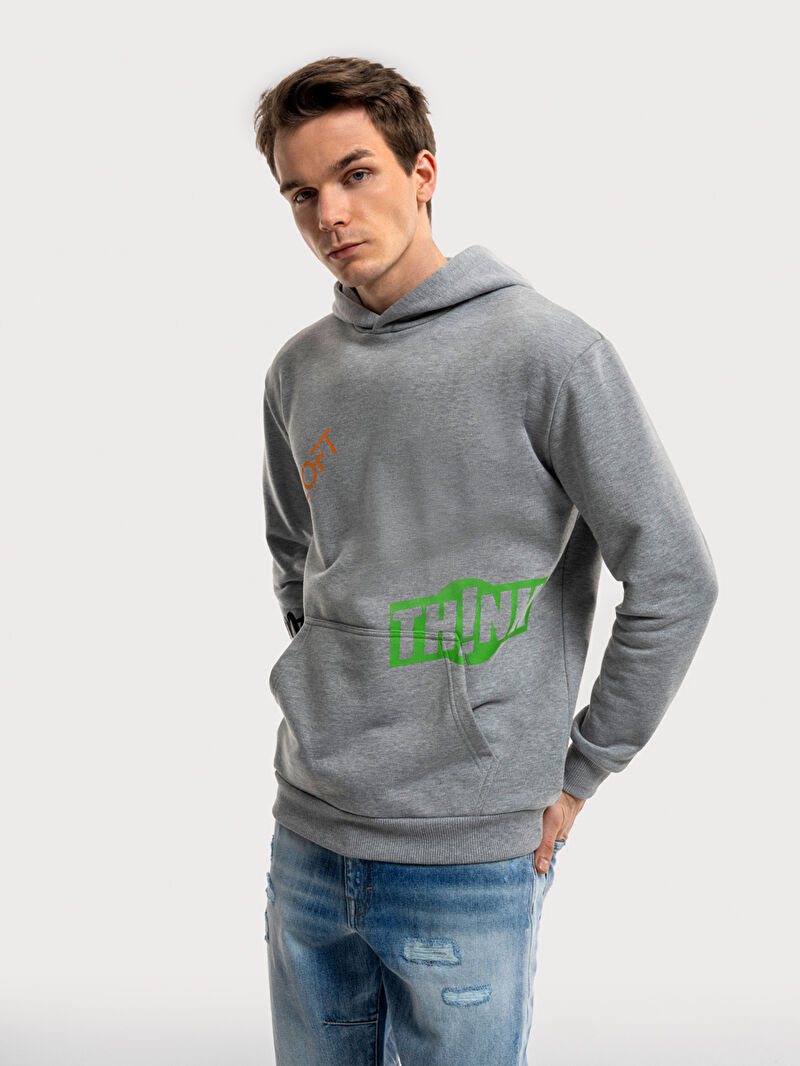 Loose Fit Erkek Sweatshirt
