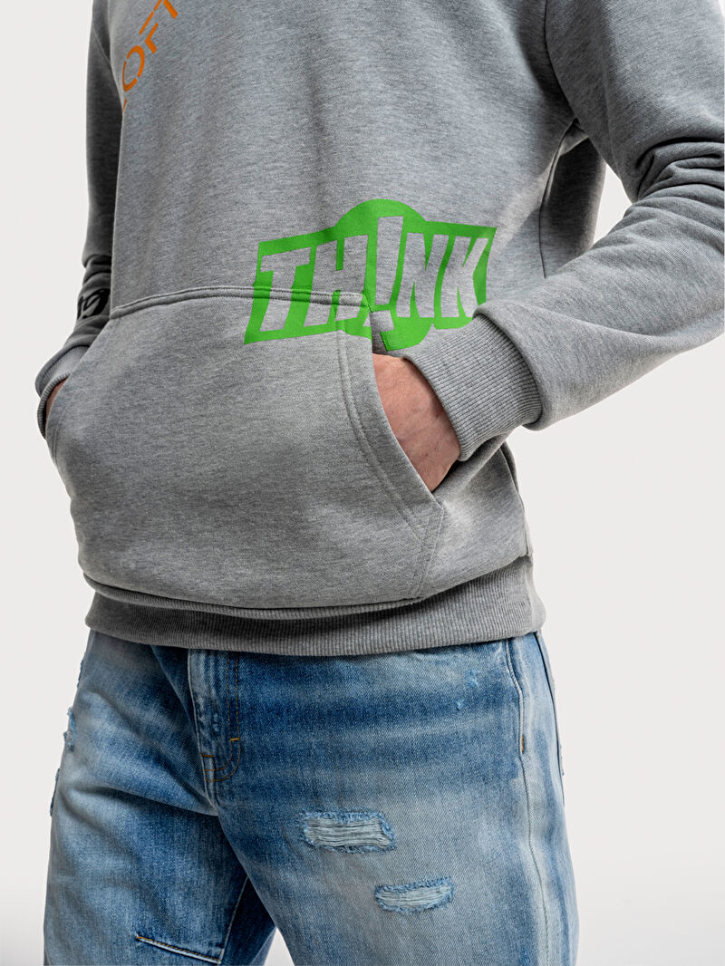Loose Fit Erkek Sweatshirt