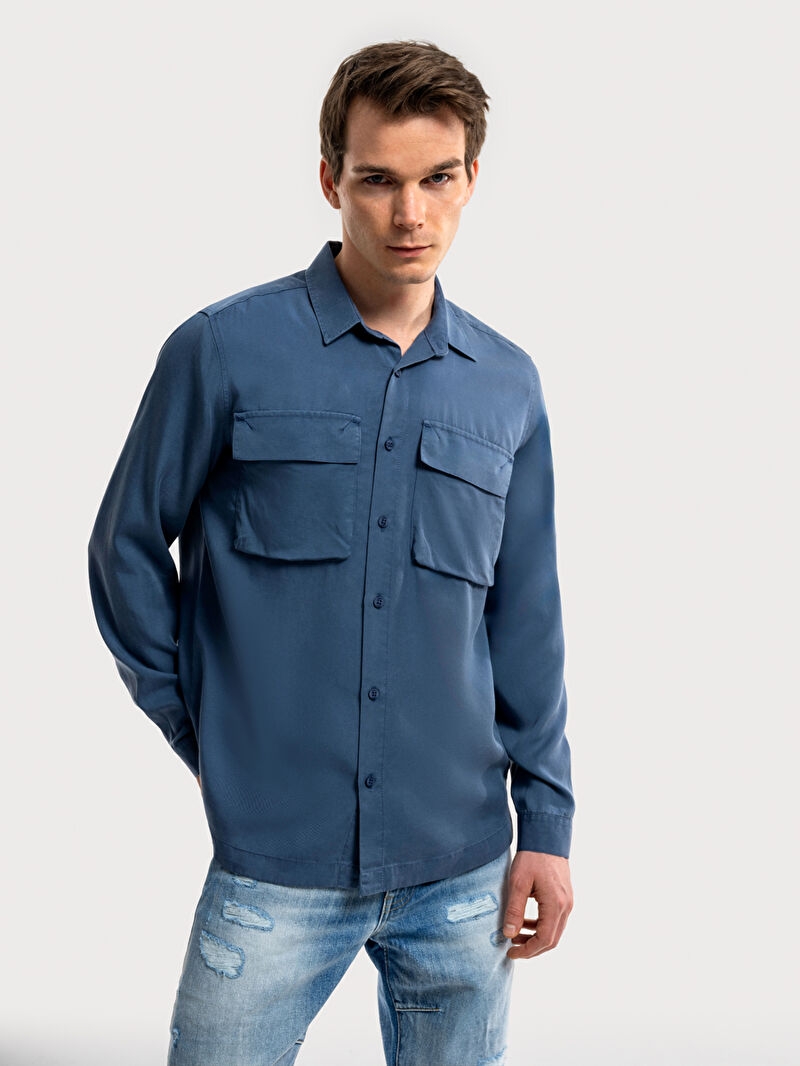 Regular Fit Erkek Gömlek U.kol