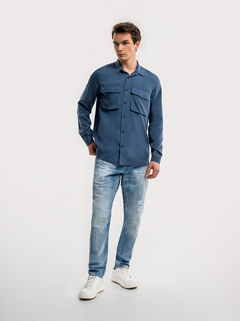 Regular Fit Erkek Gömlek U.kol