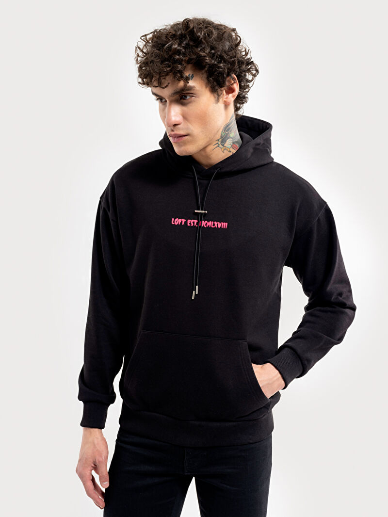Oversize Fit Erkek Sweatshirt