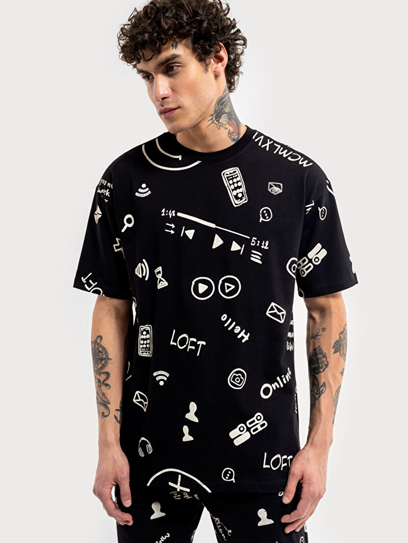 Oversize Fit Erkek Tshirt K.kol
