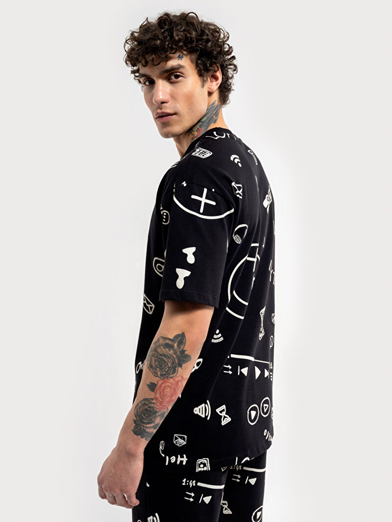 Oversize Fit Erkek Tshirt K.kol