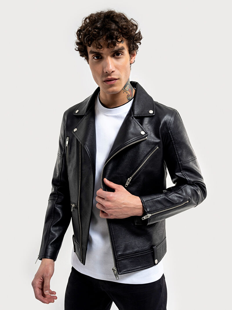 Regular Fit Erkek Mont Pu