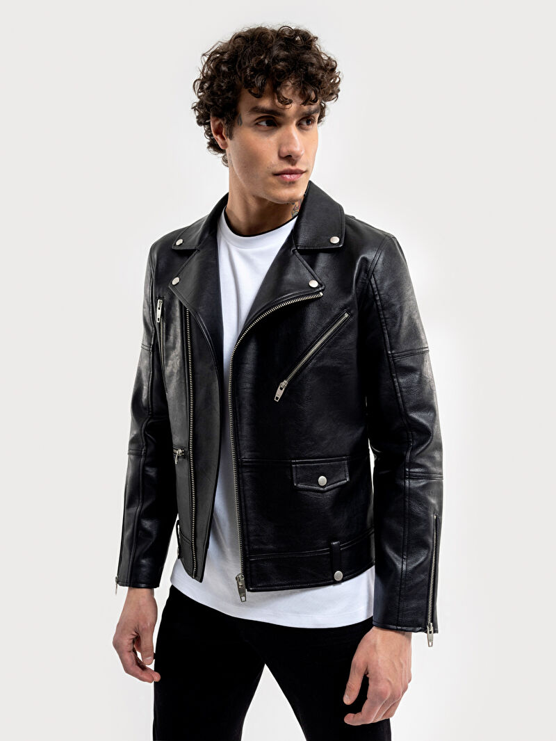 Regular Fit Erkek Mont Pu