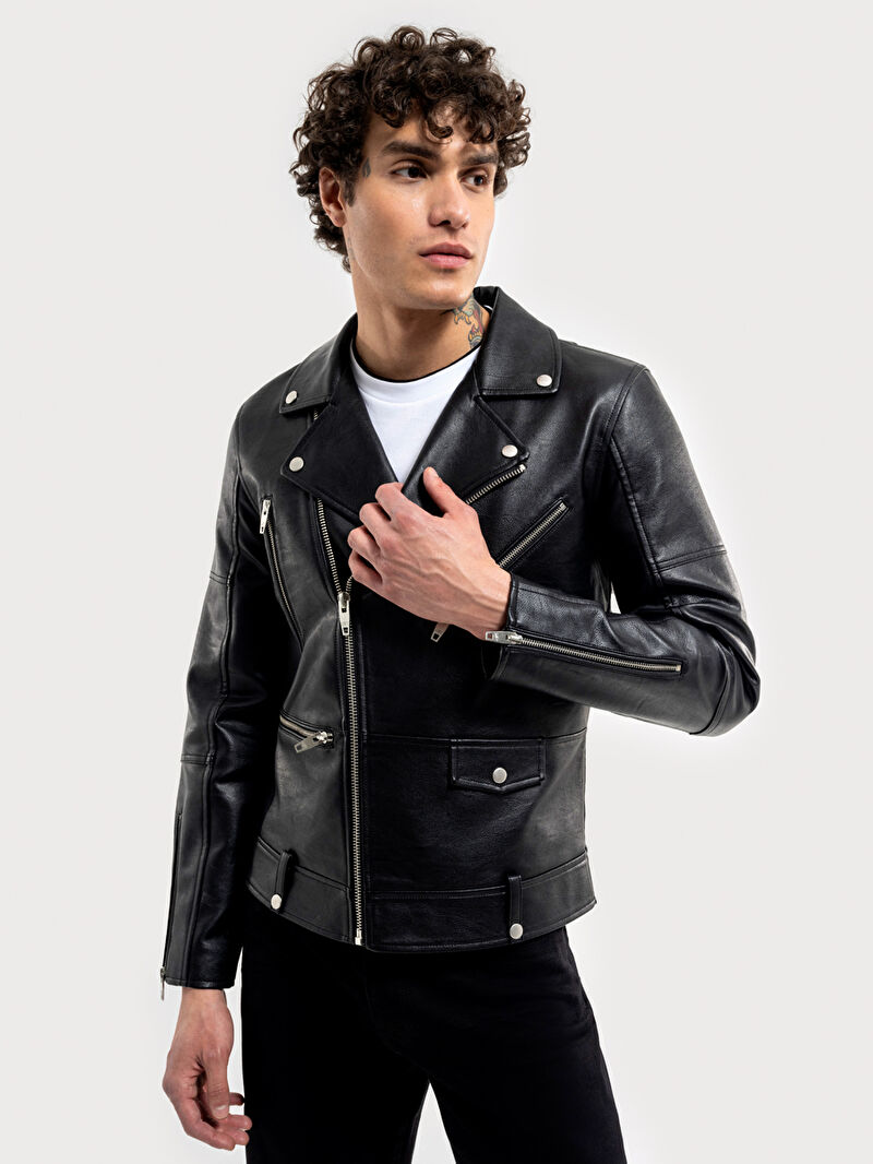 Regular Fit Erkek Mont Pu