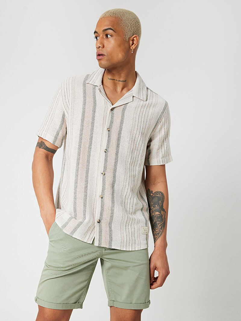 Relax Fit Erkek Gömlek K.kol