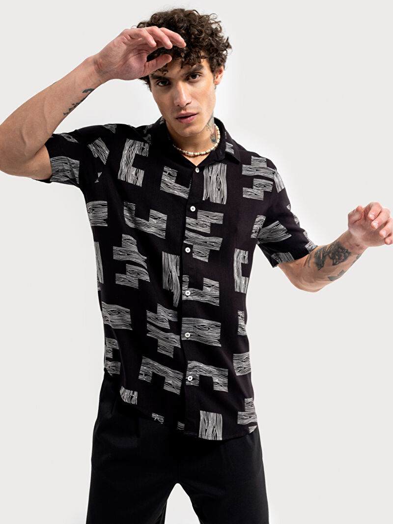 Relax Fit Erkek Gömlek K.kol