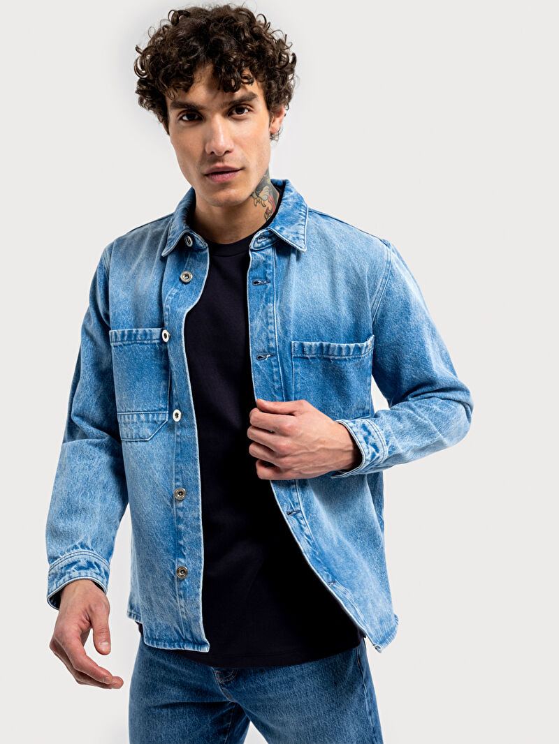 Regular Fit Erkek Gömlek U.kol