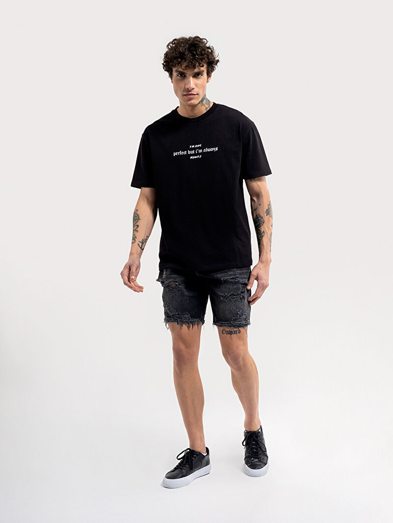 Straight Fit Erkek Şort