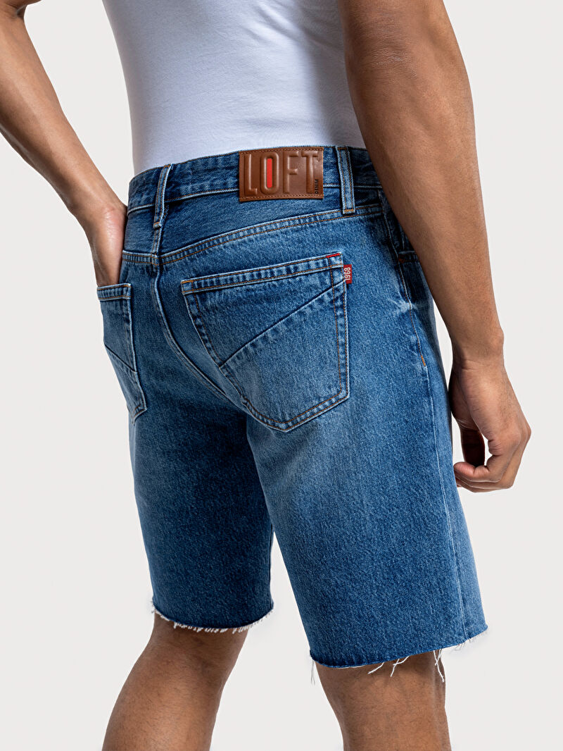 Straight Fit Erkek Şort