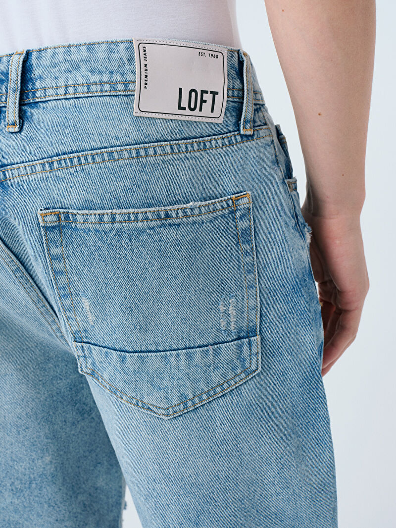 Straight Fit Erkek Şort