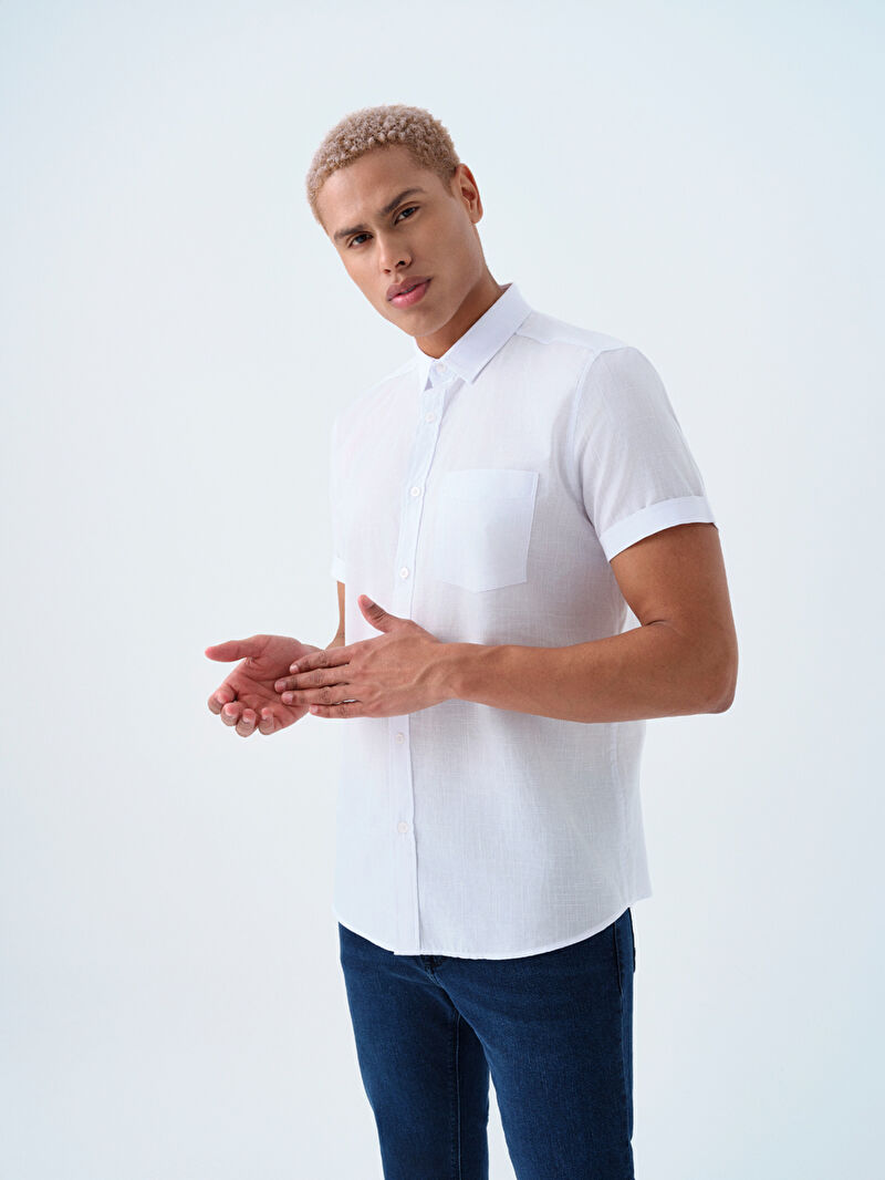 Regular Fit Erkek Gömlek K.kol