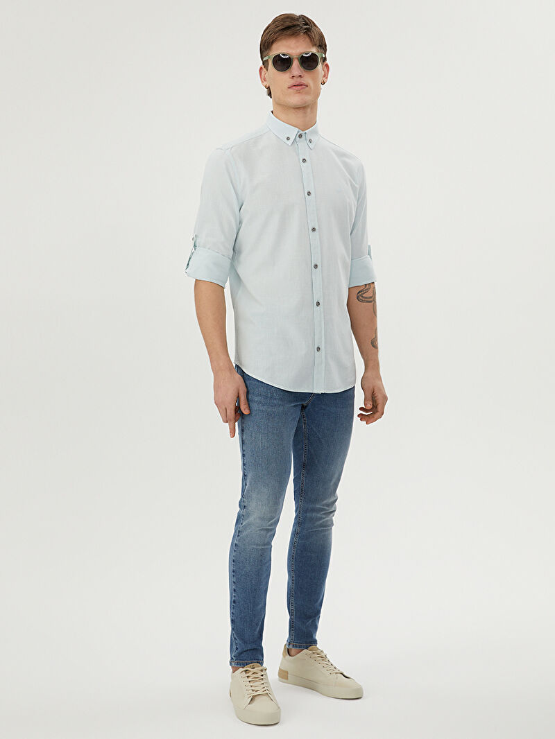 Regular Fit Erkek Gömlek U.kol