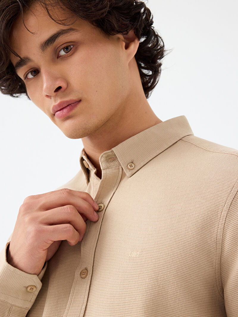 Regular Fit Erkek Gömlek U.kol