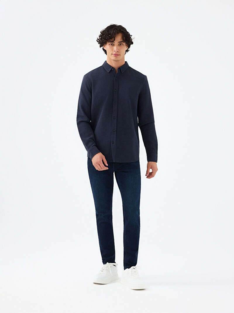 Regular Fit Erkek Gömlek U.kol